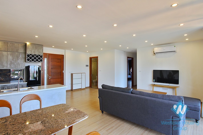 Spacious three bedrooms apartment for rent in An Duong Vuong, Tay Ho